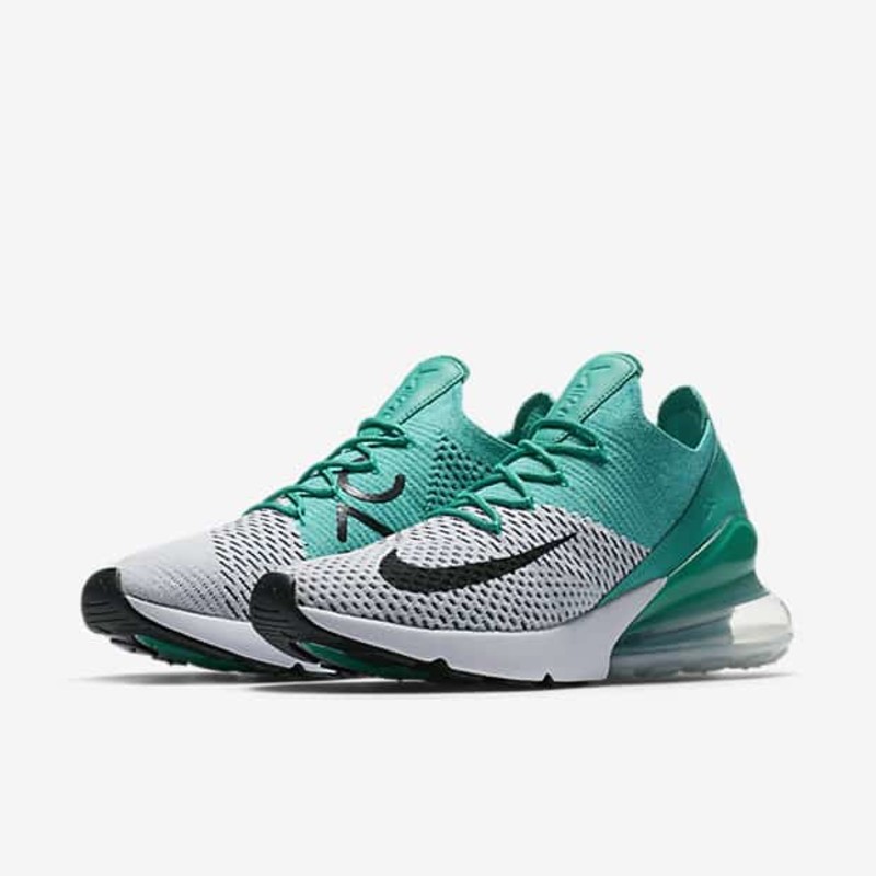 Nike Air Max 270 Flyknit Clear Emerald AH6803 300 Grailify